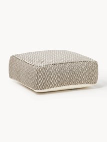 Almofada de chão para exterior com padrão entrançado Suria