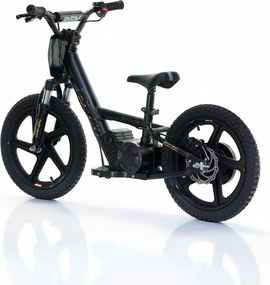 Bicicleta elétrica infantil 250W 16” 250W 16" Plus RFN preta e dourada