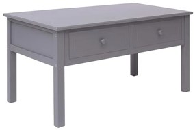 vidaXL Mesa de centro 100x50x45 cm madeira cinzento