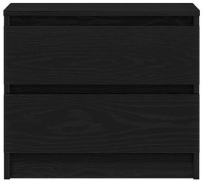 Criadouros de Canto 2 pcs Preto Carvalho 50x40x43,5 cm Madeira de Enge