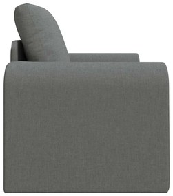 Sofá Cama 2-em-1 Cinza Escuro 98x71x83 cm Tecido