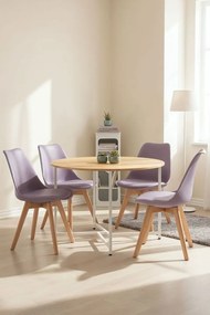 Pack 4 Cadeiras Synk Basic - Lavanda