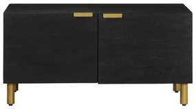 Mesa de centro 80x50x40 cm derivados de madeira preto