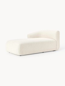 Módulo de canto chaise longue em bouclé Sofia