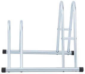 Suporte independente para 2 bicicletas aço galvanizado
