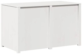 Armário de Cozinha Externo Branco 106x55x64 cm Madeira Sólida de Pinho