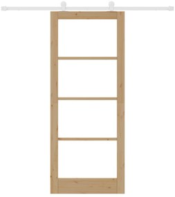 Porta Deslizante com Conjunto de Ferragens 'ORKDAL'Madeira Sólida & Vi