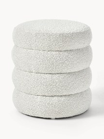 Bouclé Upholstered Stool Alto