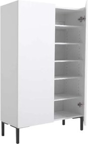 Aparador "Alba" - Branco - 72x119x34cm - Design Moderno