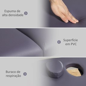 Marquesa de Massagem Dobrável Mesa de Massagem Portátil com Apoio para