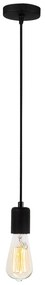 Candeeiro de Teto Kabluni – Preto – Diâmetro 6 cm, Altura 102 cm