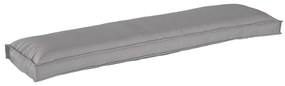 vidaXL Almofada de Palete para Banco Cinza 150x40x8 cm Tecido Oxford