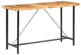 vidaXL Mesa de bar 180x70x107 cm madeira de acácia maciça