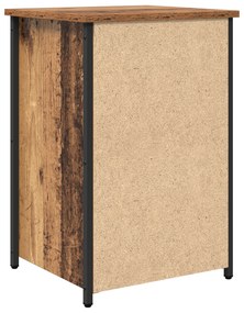 Mesa de Madeira Velha Madeira Velha MDF, Madeira de Partícula, Metal