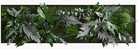Quadro de parede emoldurado artesanal com design de selva Tropic