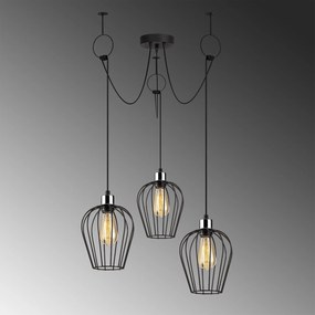 Candeeiro Tel – Preto – 100 x 130 cm