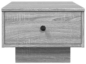 Mesa de centro 60x45x31 cm derivados de madeira cinzento sonoma