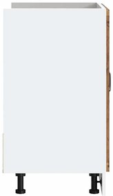 Armário baixo lavatório Kalmar 80x46x81,5 cm madeira velha