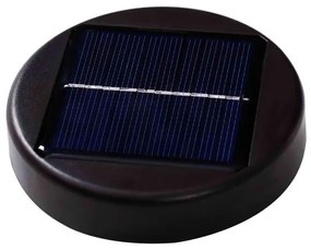 Guarda-sol com luzes LED de jardim em ferro Ø270 cm Guarda-sol de exterior em Bege