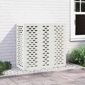 vidaXL Capa de Ar-Condicionado Branca 110x50x105 cm