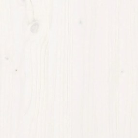 Sofá-cama futon com colchão 60x206x11 cm pinho maciço branco