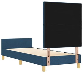 Estrutura de Cama Azul vidaXL 80x200 cm em Tecido