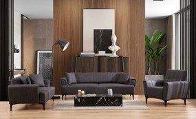 Sofá de 1 Lugar Hamlet – Cinzento Escuro – 90x95x77 cm