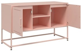 Móvel de TV 100,5x39x60,5 cm aço rosa