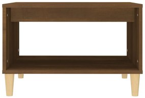 Mesa de centro 60x50x40 cm madeira processada carvalho castanho