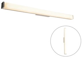 LED Candeeiro de parede moderno para casa de banho em aço 92 cm IP44 - Cascada Moderno