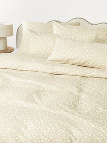 Washed Cotton Duvet Cover Nolana with A Small Floral Pattern