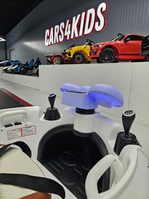 Carrinho Choques elétrico para crianças Hello Kitty 6V branco