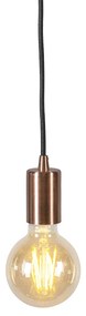 Candeeiro de suspensão industrial cobre - Facil Design,Moderno