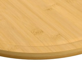 Tábua de cortar Ø40x1,5 cm bambu