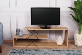 Móvel TV Zigzag – Carvalho – 120 cm x 40 cm x 30 cm