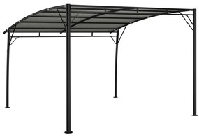 Toldo para-sol de jardim 3x3x2,55 m cor creme