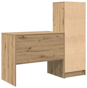 Mesa com Armazenamento Carvalho Artisan Madeira Engenheirada