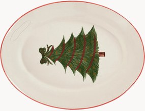 Travessa de servir de Natal pintada à mão Christmas Tree