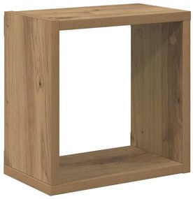 Prateleiras de Parede Carvalho Artesanal MDF 26 x 15 x 26 cm