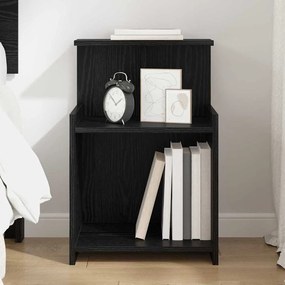 vidaXL Guarda-roupa de Cabeceira em Carvalho Preto - 40 x 35 x 60 cm - Madeira