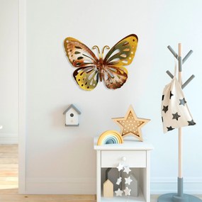 Acessório Decorativo de Parede Farfalla – Multicolor – 29 x 22 cm