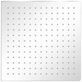 Cabeça de chuveiro 2 pcs aço inoxidável 30x30 cm