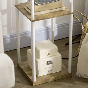 Candeeiro de Pé Moderno com Prateleiras Candeeiro de Pé para Sala de E