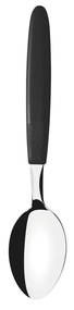 Colher Mesa Ipanema Cabo Polipropileno Preto Pack 3