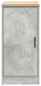 Armário de arrumação de garagem Betão Cinzento 40x51x85 cm