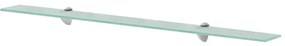 vidaXL Prateleira flutuante vidro 100x10 cm 8 mm
