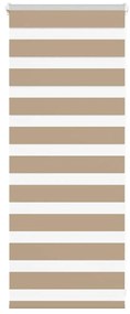 vidaXL Cortina de zebra 55x100 cm largura do tecido 50,9 cm poliéster