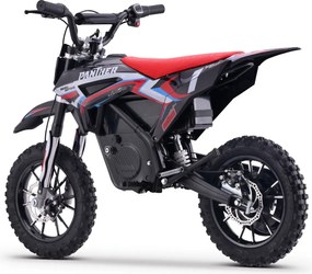 Moto elétrica de cross para crianças Motors Panther 550W Vermelha