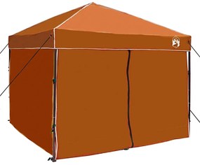 Tenda de Toldo Laranja 250 x 250 x 227 / 236 / 245 cm Tecido Oxford