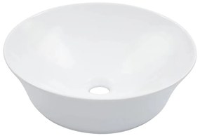 143907 vidaXL Lavatório 41x12,5 cm cerâmica branco